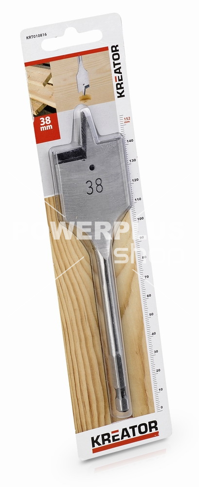 (obrázek pro) KRT010816 - Plochý vrták do dřeva 38 x 152 mm