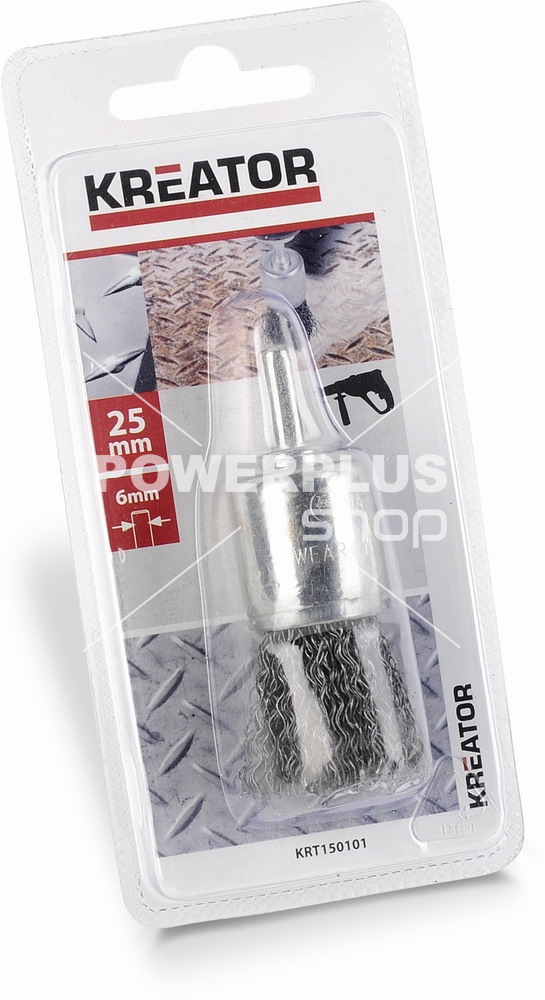 (obrázek pro) KRT150101 - Ocelový kartáč na vrtačky 25mm