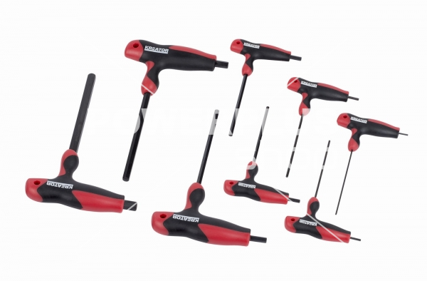 KRT410007 - Sada klíčů HEX T-typ 8ks