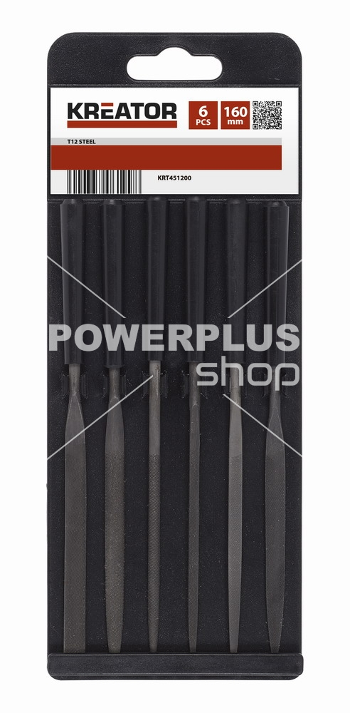 (obrázek pro) KRT451200 - Sada jehlových pilníků 6ks