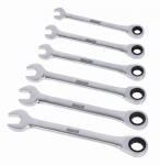 (obrázek pro) KRT500013 - Sada klíčů otevřený/očko-ráčnový 6ks