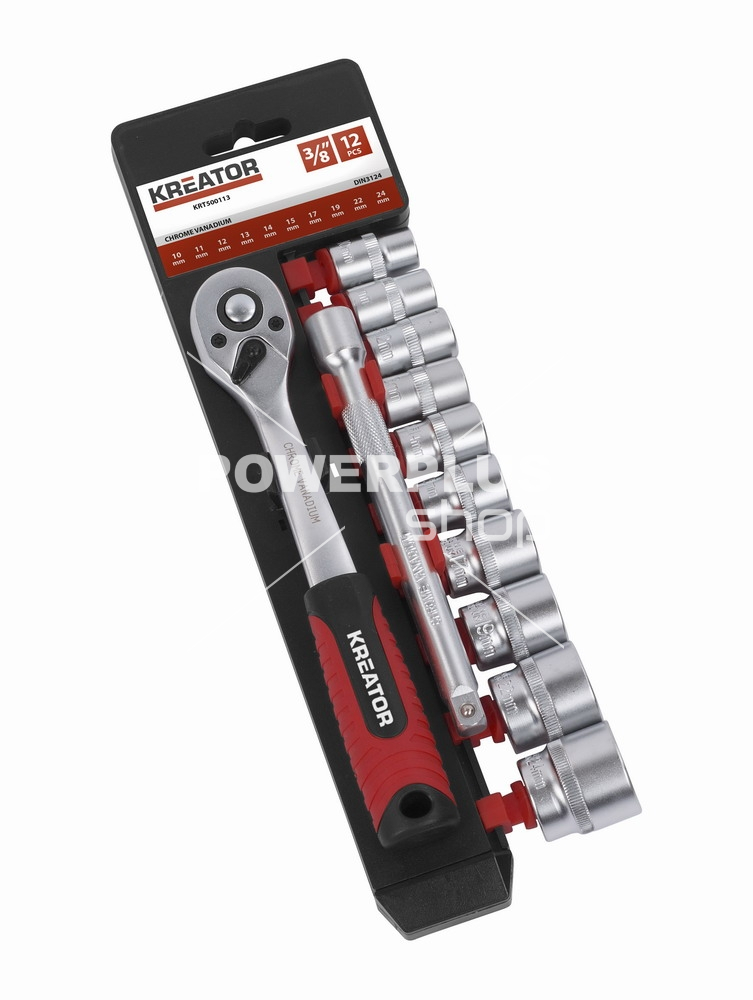 (obrázek pro) KRT500113 - 12-ti dílná gola sada 3/8"