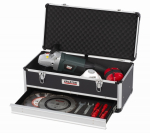 (obrázek pro) KRT640603B - Hliníkový kufr 620x300x255mm 1 zásuvka