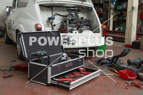 KRT640603B - Hliníkový kufr 620x300x255mm 1 zásuvka