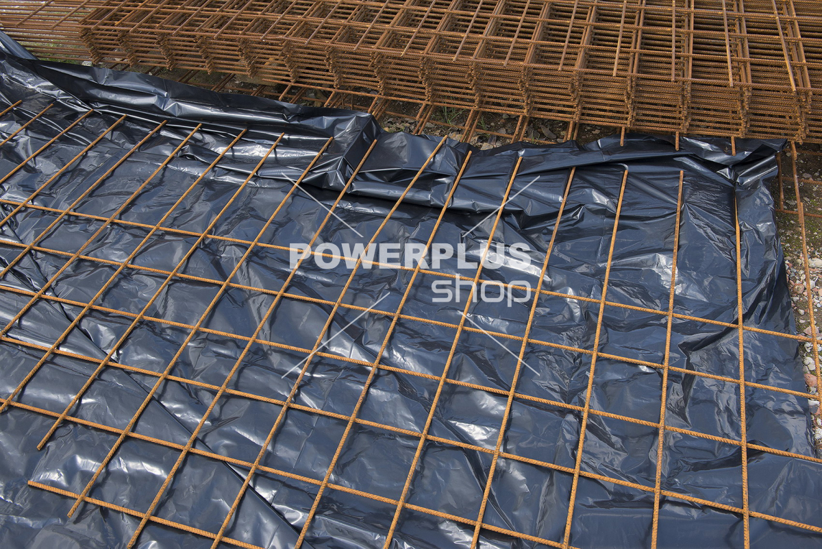 KRT664003 - Zakrývací folie, plachta černá 6x8m 0,1mm
