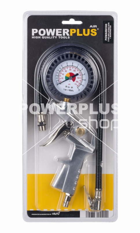 Modální Další obrázky pro POWAIR0100 - Hustící pistole  plus  Manometr