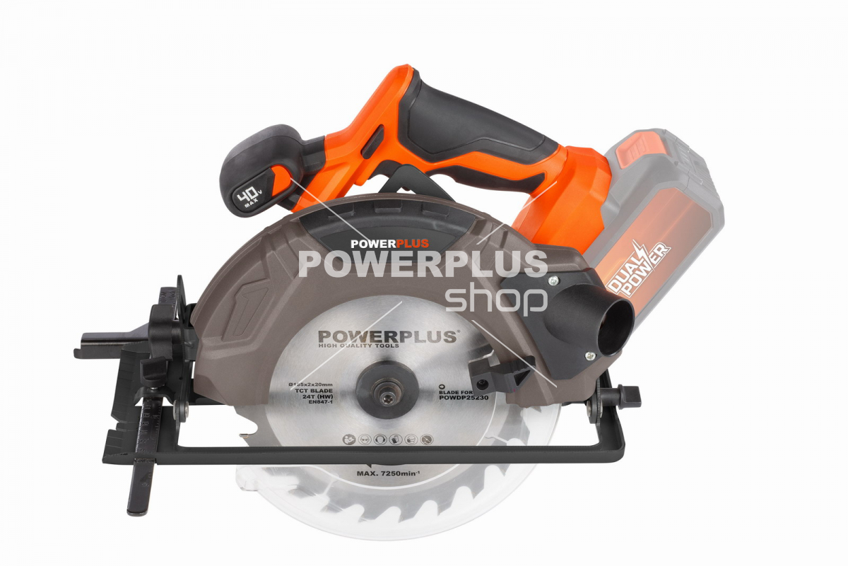 POWDP25230 - Aku okružní pila 40V 185mm (bez AKU)