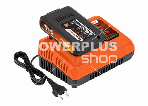 POWDP9062 - Nabíječka 20V/40V  plus  Baterie 20V LI-ION 2,0Ah