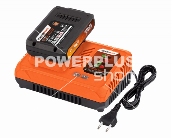 Modální Další obrázky pro POWDP9062 - Nabíječka 20V/40V  plus  Baterie 20V LI-ION 2,0Ah