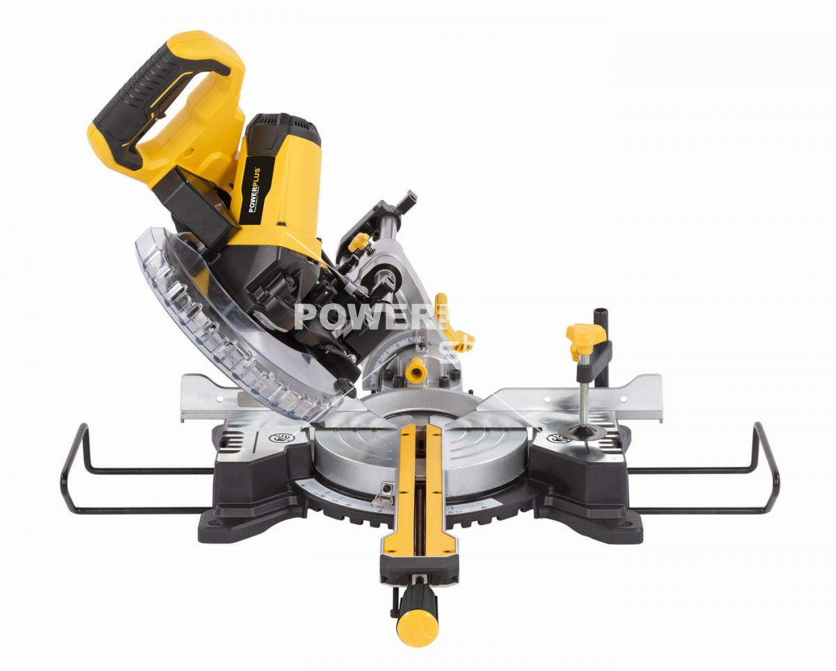 POWX075720DB - Pokosová pila s potahem a oboustranným náklonem 1